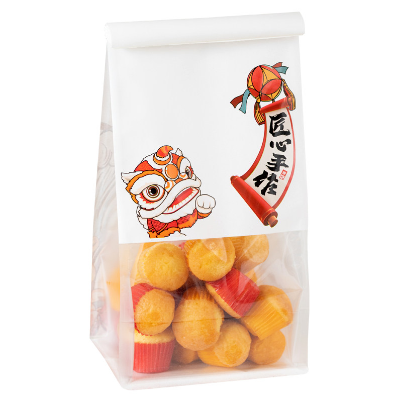 新年春节包装袋吐司面包雪花酥袋
