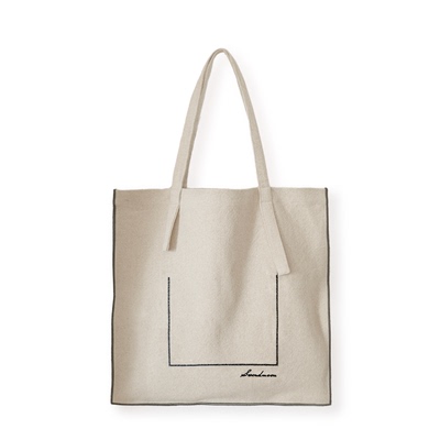 SecondMoon法国棉麻小众设计帆布包随性刺绣设计