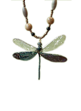 复古文艺定制蜻蜓项链