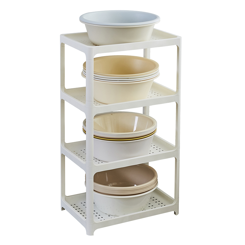 浴室脸盆架塑料卫生间阳台洗衣机放水桶收纳置物架宿舍多层落地式