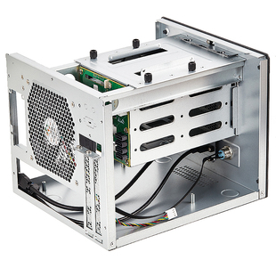 nas4+2盘位家用热插拔存储服务器NAS机箱支持ITX主板桌面式机箱