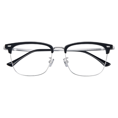 蔡司泽锐镜片近视眼镜配纯钛镜框