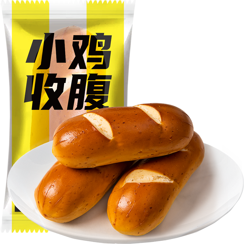 小鸡收腹碱水全麦面包