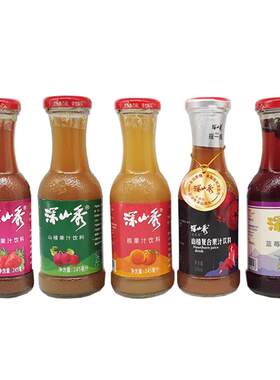深山秀果汁饮料草莓245毫升*5瓶