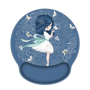 锁边记忆棉护腕鼠标垫女生ins风舒适电脑可爱手腕垫笔记本防滑垫