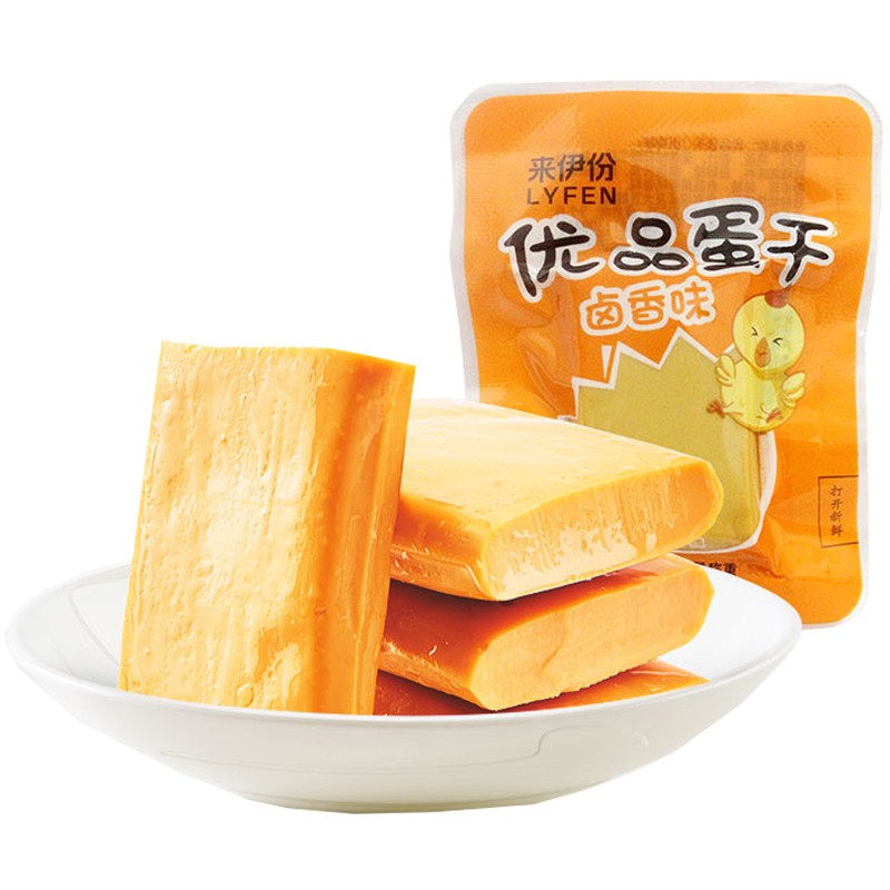 来伊份优品蛋干鸡蛋干卤味小吃