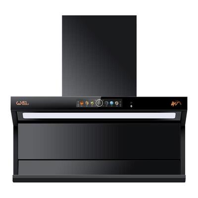 威力油烟机家用厨房大吸力吸油烟机7字型免拆洗顶侧双吸抽油烟机