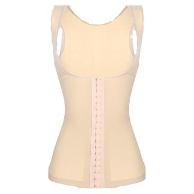 婷美婼雅塑身衣上衣三排扣可调节产后收腹收腰收胃修复塑身背心女