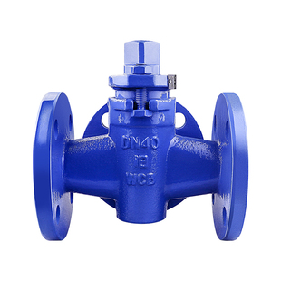 X44W-10C WCB铸钢法兰三通旋塞阀DN50 65 80 100 125 150 200