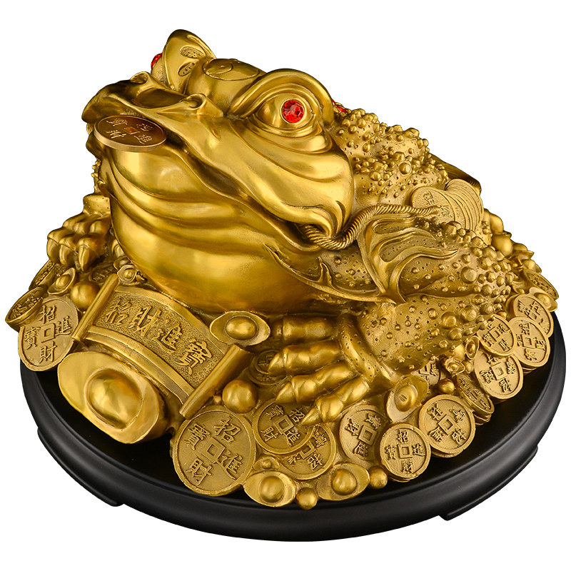 黄铜金蟾摆件店铺开业礼品
