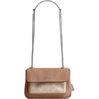 【礼物】【新品】COACH/蔻驰奥莱女士老花elodie 单肩包斜挎包