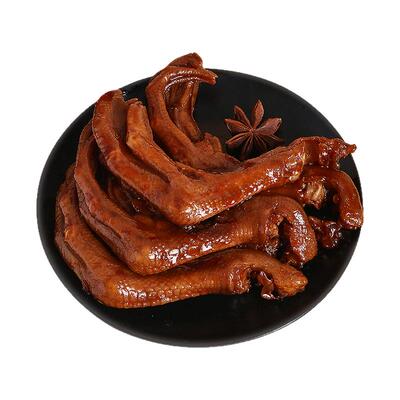 口水娃湖南泡卤鸭爪独立包装大个