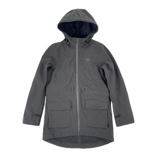 Roots女款春季冲锋衣软壳外套中长款加绒防风防水滑雪户外夹克