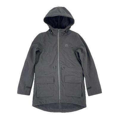 Roots女款春季冲锋衣软壳外套中长款加绒防风防水滑雪户外夹克