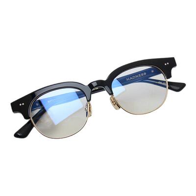 余文乐同款眼镜板材半框近视镜