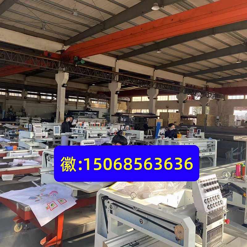 【厂家】亿萱绣机单头电脑绣花机全自动小型家用高速成衣绣刺绣机