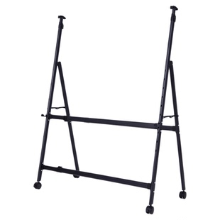 齐富A型白板支架支撑架加厚斜放支架黑板支架可伸缩折叠收纳移动白板架子展架海报广告牌立式落地户外展示架