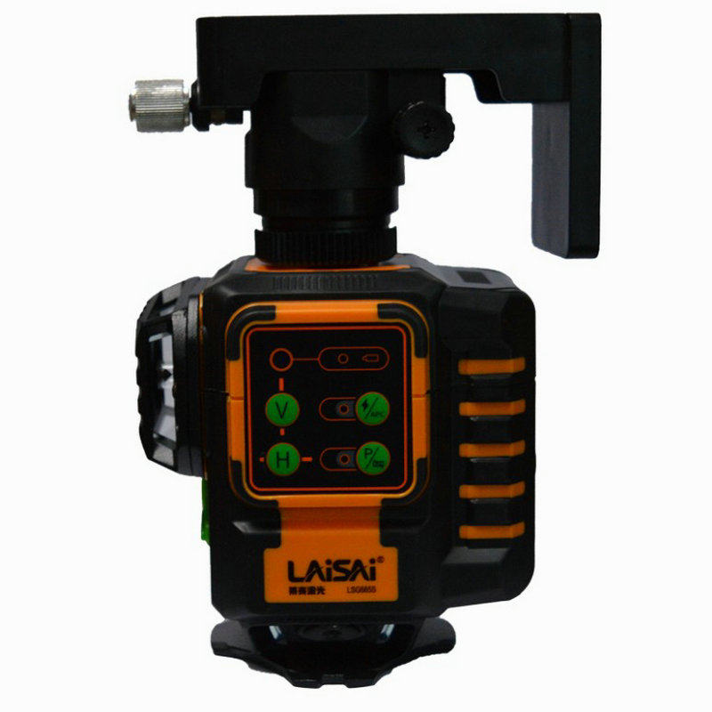 LAISAI莱赛激光665S强绿光12线贴地仪强红光平水仪3D水平仪标线仪