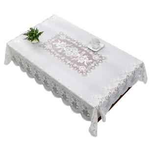 茶几桌布客厅家用高级感蕾丝现代布罩2022新款pvc防水防油免洗小