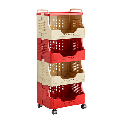 【不用安装】可折叠厨房置物架