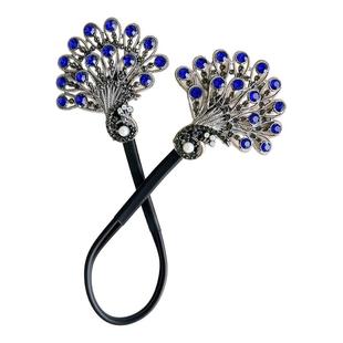 2025新款孔雀开屏盘发发夹女神器妈妈扭扭夹头饰丸子头后脑勺优雅