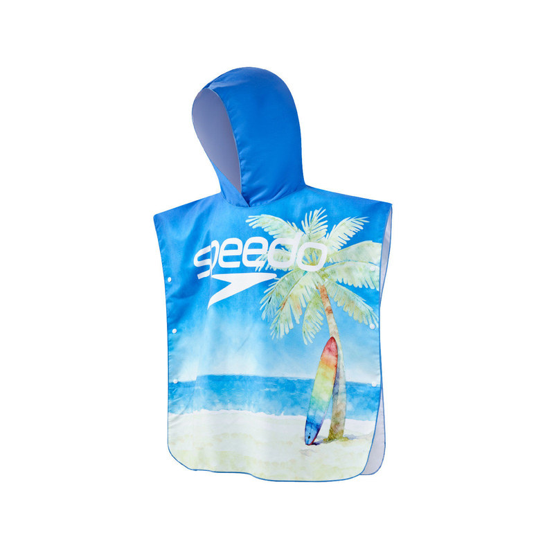 speedo青少年斗篷连帽游泳浴袍