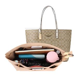 适用COACH蔻驰Central马车托特内胆包中包妈咪整理化妆收纳包撑型