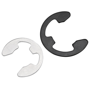 304/316不锈钢E型卡簧开口卡环e形轴用卡扣65mn锰挡圈垫片M1.5M15