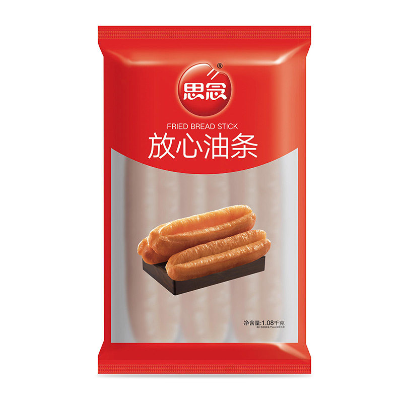 思念放心油条1080g/约24根早餐半成品营养香脆可蒸油炸无明矾商用
