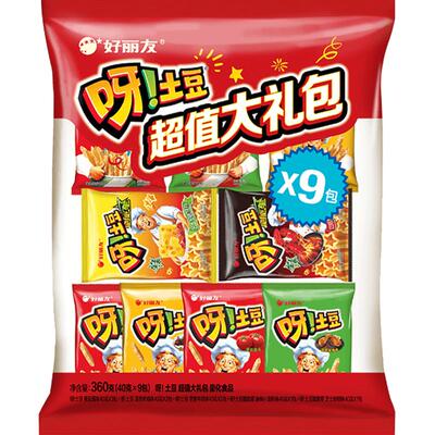 好丽友大礼包薯条薯片零食