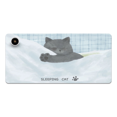 加热鼠标垫超大发热暖桌垫办公暖