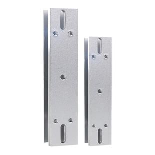 门禁磁力锁支架U型门夹支架门禁系统配件280KG磁力锁无框玻璃门夹