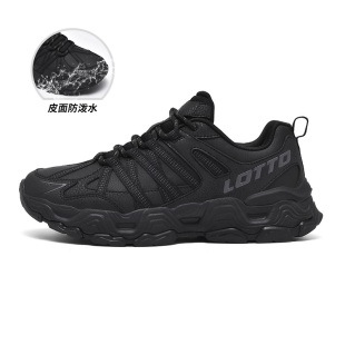 乐途男鞋户外登山鞋冬季新款皮面保暖棉鞋防滑越野运动徒步鞋子女