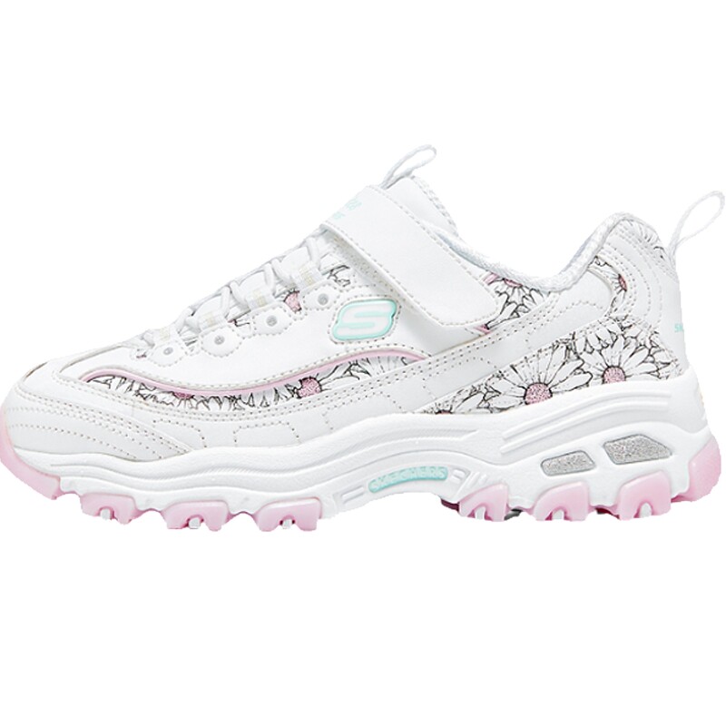 SKECHERS斯凯奇大童GIRLS DLITES运动休闲鞋319063L-WPK