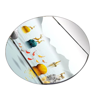 皮革桌布椭圆形折叠圆桌防水防烫新款加厚免洗桌垫不透明防烫盖布