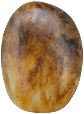 新疆和田玉籽料原石吊坠挂件真皮