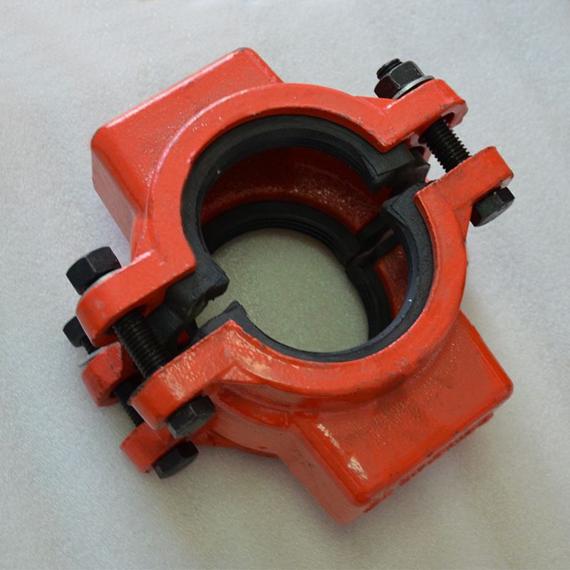 镀锌管消防管道卡箍哈夫节修补器沟槽管件钢卡活接头堵漏器
