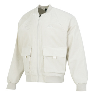 【L码清仓专区】阿迪达斯外套男休闲飞行员棒球服春冬羽绒服棉服