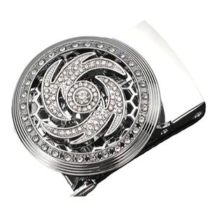 啄木鸟时来运转皮带男牛皮自动扣真皮腰带中青年商务休闲潮流裤带