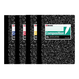 凯萨KAISA美式大理石纹笔记本凯撒b5高颜值线缝薄脆本考研英语单词横线本ins风可平摊脆纸本错题记录本奶牛本