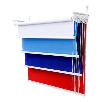 拍照背景布美式证件照手动卷帘轴