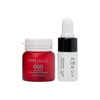 【新年礼物】M19Minus 60秒修复精华液2ML+钻光洁面豆3粒