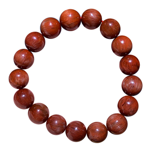 天然顺发猫眼兔毛水晶三圈手链橘红兔毛手串配饰送礼物情侣款男女