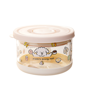 保鲜盒超轻高硼硅玻璃饭盒微波炉加热专用碗保鲜便当盒带饭餐盒