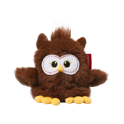 【petstar_电动猫头鹰】猫咪玩具发声仿真鸟逗猫棒自嗨解闷神器