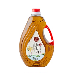 瑶记千岛湖原香菜籽油物理压榨非转基因食用油3L健康营养家用菜油