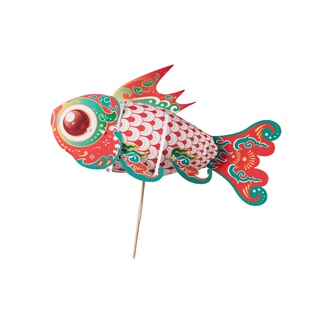 过新年马年春节元宵旺家锦鲤鱼灯手工diy灯笼儿童材料包拍照花灯