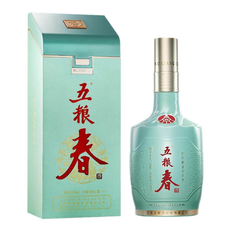 五粮浓香五粮春名门春500ml白酒