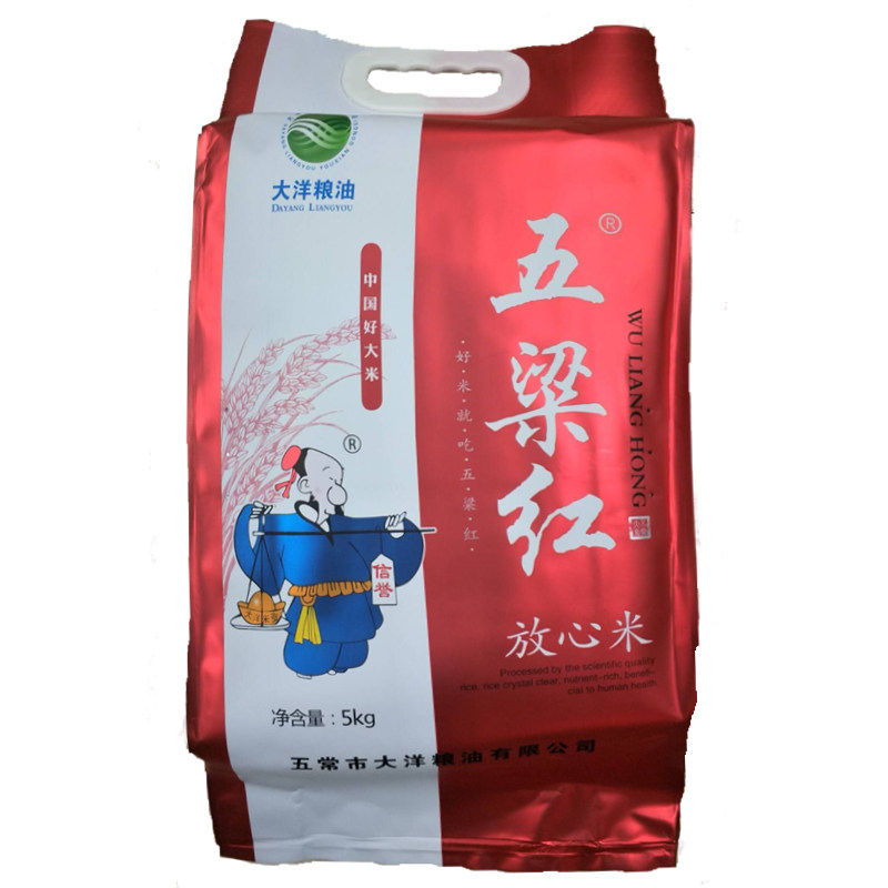 2025年新米五梁红大米稻花5kg