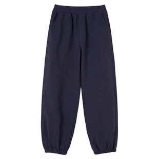 【绒绒软壳束脚登山裤】棉叔叔女童加绒收脚口防风保暖休闲裤男童